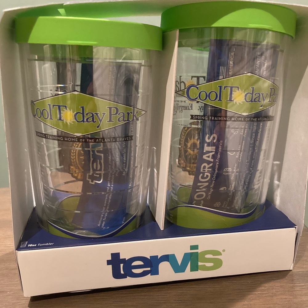 Tervis Tumblers set of 2 Atlanta Braves Cool Today Products